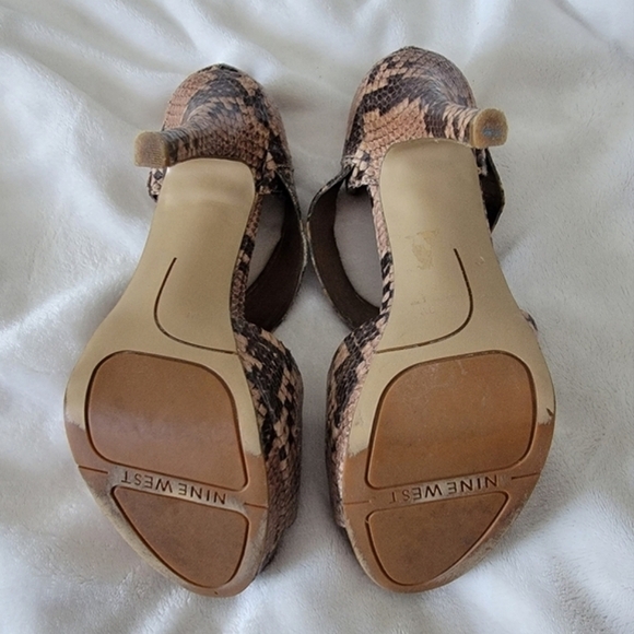 Nine West Platform Snake Stilettos 8 - Picture 4 of 8